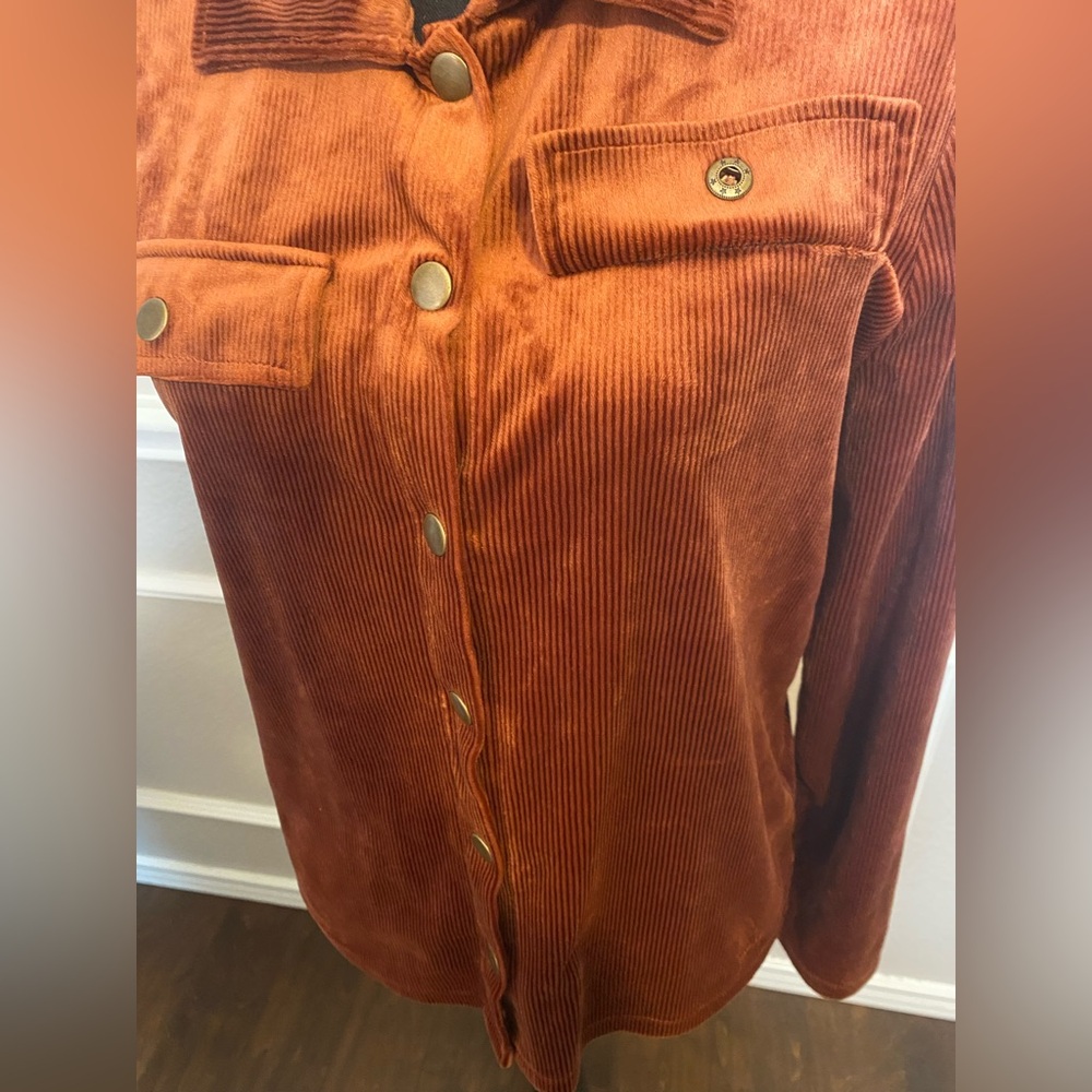 Rust Button-Up Top - Picture 5 of 11